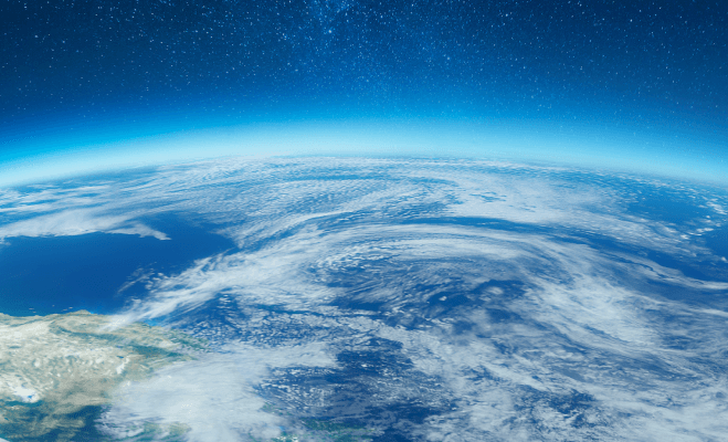 Satellite image of Earth